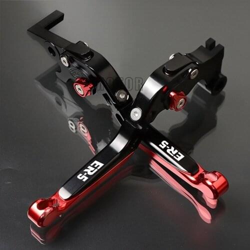 For Kawasaki ER-5 ER5 2004-2005 CNC Aluminum Motorcycle Motorbike Brake Clutch Levers Adjustable Folding Foldable Extendable