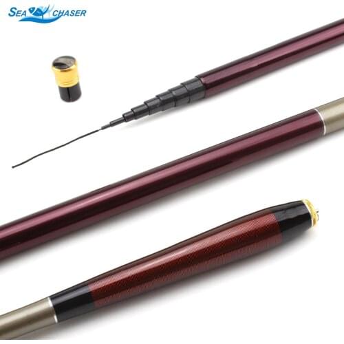 Carbon Carp Fishing Pole Stream Hand Rod Telescopic Fishing Rod Fishing Tackle 3.6M-7.2M Hooks line Floated 1-3 tips Set