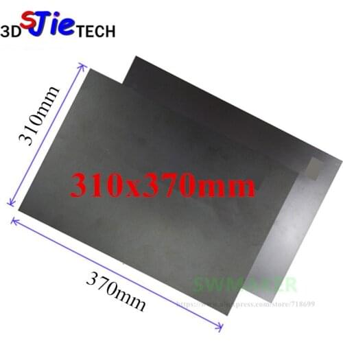 310x370mm Magnetic Adhesive Print Bed Tape Print Sticker Surface Flex Plate with 3M tape for DIY TEVO Tornado 3D printer