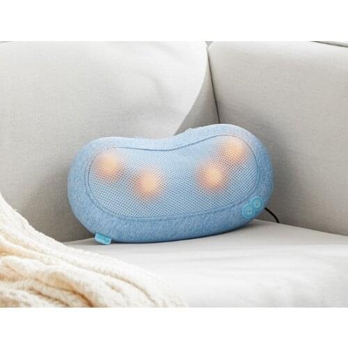 Cervical vertebra back waist massage pillow family car shoulder neck electronic massager J03