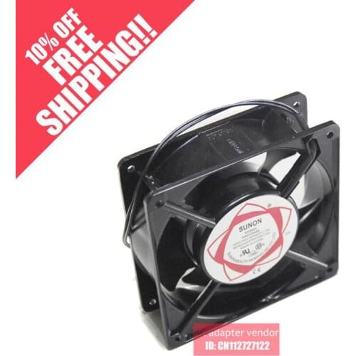 The new SUNON dual 12cm 220V 12038 oil belt line KTV IPC chassis fan radiator cabinet DP200A 2123HSL