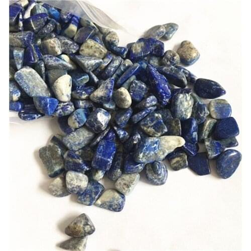 Wholesale Natural lapis lazuli Tumbled Chips Stone Healing Reiki Crystal gravel Crystals