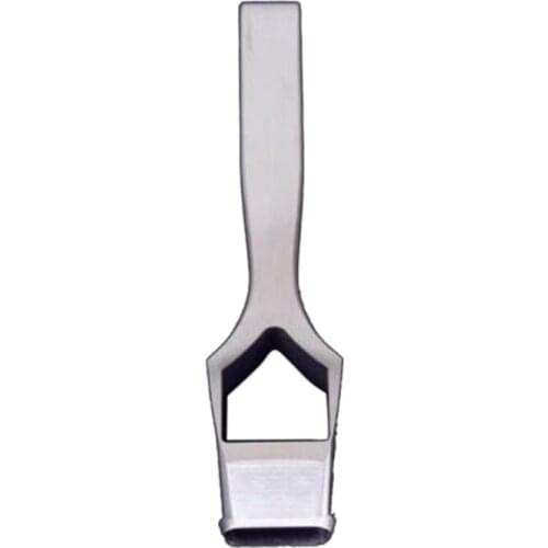 ABSF Manual DIY Leather Belt Flat Hole Puncher,Bag Punching Cutter,Stainless Steel