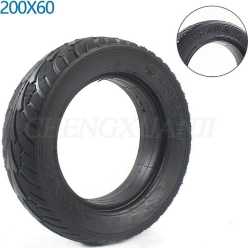 Lightning delivery 200x60 electric scooter solid tire explosion-proof tire 8 inch pneumatic tire hollow stab-proof tire 200*60