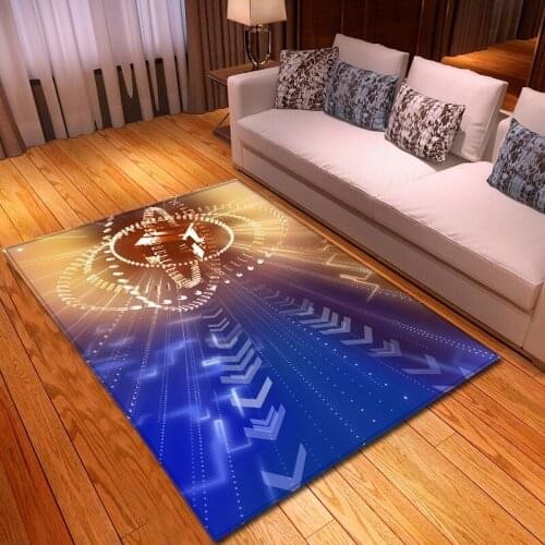 Modern Colorful Bedroom Area Rugs Kids Room Play Mats Flannel Memory Foam Rug Big Size Carpets for Living Room Home Decor Carpet