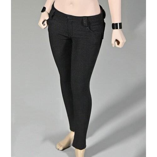 1/6 Scale Female Clothes Model Black Tight Pants Fit 12" PLLB2020-S38S39 TBL PH Figure Body Full Figure Women