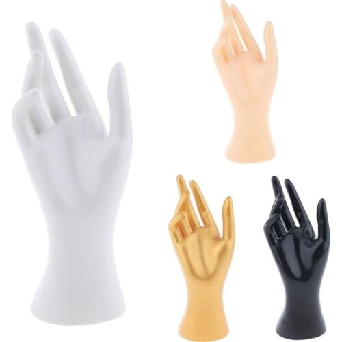 Hand Arm Display Base Female Mannequin Right Hand Jewelry Bracelet Ring Watch Gloves Display 8.5' Jewelry Model Stand Skin Color