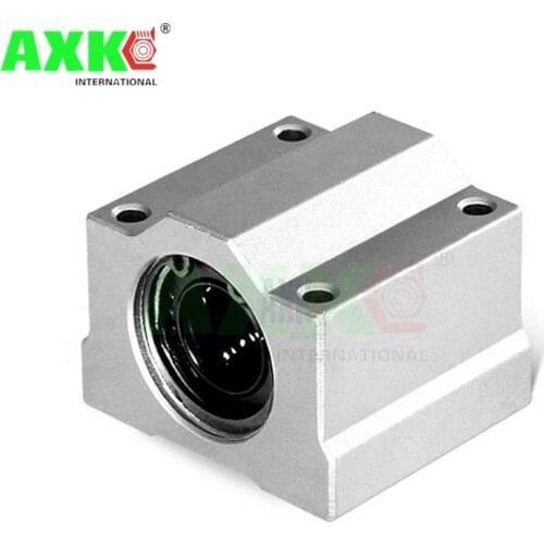 1-4pcs SC6UU SC8UU SC10UU SC12UU SC16UU SC20UU SC25UU SC30 Linear Motion Slide Block for Linear Shaft CNC Parts 3d Printer Parts