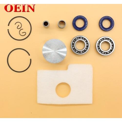 38mm Motor Piston Crankshaft Oil Seal Bearing Air Filter Kit For Stihl MS180 MS 180 018 Chainsaw Spare Parts