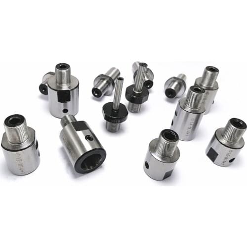 8mm 10mm 12mm 14mm 15mm 16mm 19mm adapter M14*1 Connecting rod Connector Bushing For woodworking chuck Lathe Bench Mill DIY