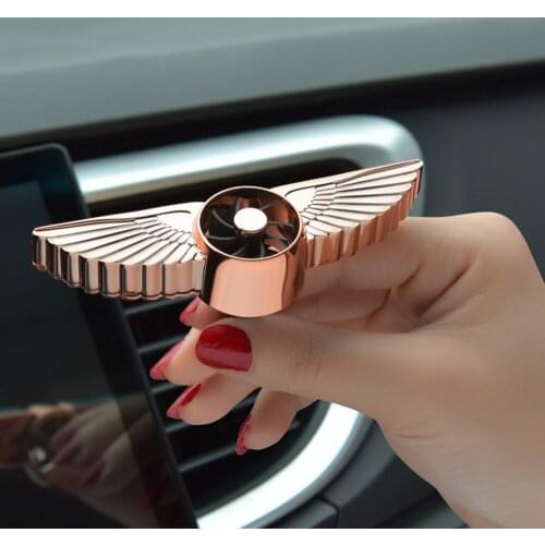 Car Fragrance Clip Air Force One Rotating Fan Air Vent Freshener Perfume Auto AC Outlet Decoration Accessories Ornament Gifts
