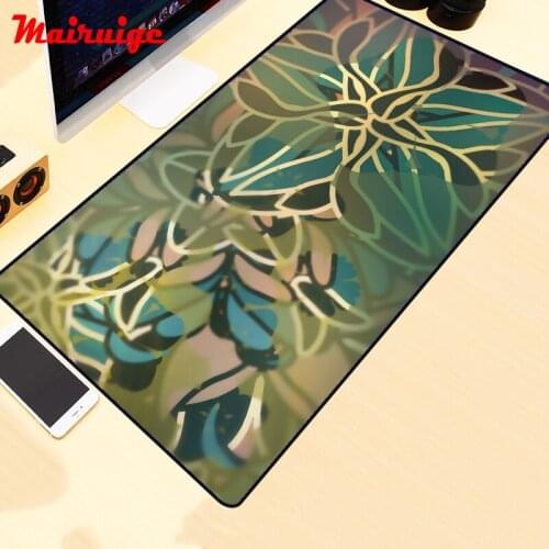 Large Art Painting Flowers Mouse Pad Gamer Computer Decoration XL Gaming Accessories Mousepad Anime PC Desk Mat Keyboard Pad Rug