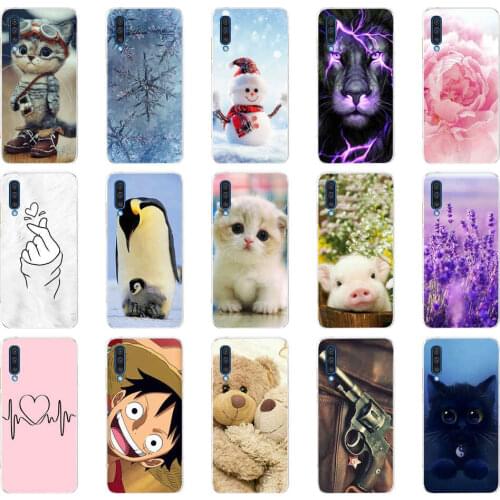 Case For Samsung Galaxy A50 Case Silicone Back Cover For Samsung A50 A505 A505F SM-A505F Soft Coque Funda Skin Shockproof