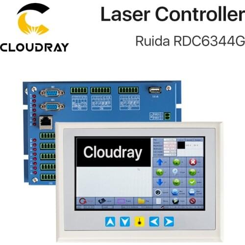 Cloudray Ruida RD RDC6344G 7" Touch Panel Co2 Laser DSP Controller for Laser Engraving and Cutting Machine RDC DSP 6344G
