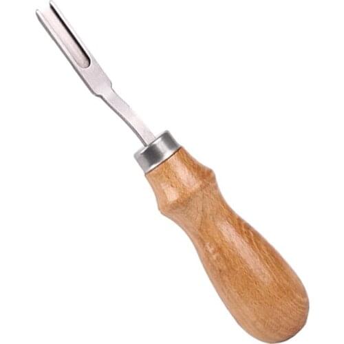 Imzay Sharp Leather Edge Beveler Edge Skiving/Polishing Tool Belt Maker High Carbon Steel Leather craft DIY tool