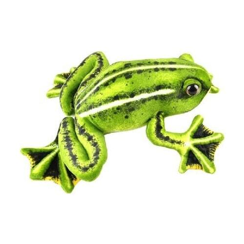 Simulation animal green frog 45 cm plush toy soft doll b0785