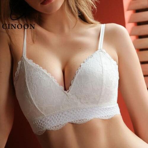 CINOON Sexy Womens Lingerie Ladies Bra And Panty Set Intimates Bralette Bras Push Up WomenS Underwear Erotic Lingerie