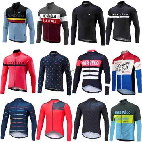 2020 Cycling Jersey Pro spring/autumn team Morvelo long sleeve mens cycling jersey Ropa Ciclismo Bike bicycle clothes Clothing
