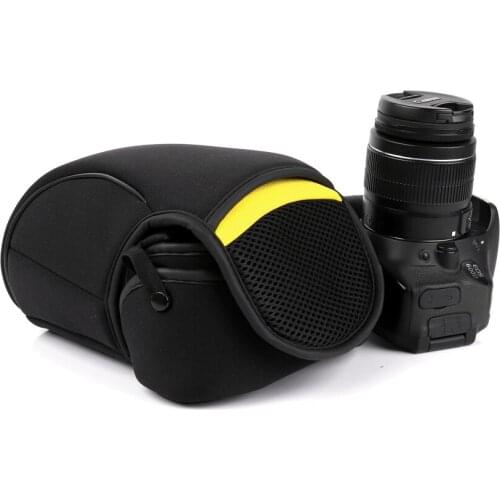 Neoprene DSLR Camera Bag Case Liner Soft Package For Nikon D7000 D7100 D7200 D600 D750 D7500 D90 D80 D70 18-105/140/200mm Lens