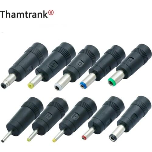 100pcs DC Adapter 2.5*0.7/3.5x1.35/4.8*1.7/5.5*2.5/6.4*1.4/6.3x3.0 DC Male Plug to 5.5*2.1MM Female Jack DC Charging Converter