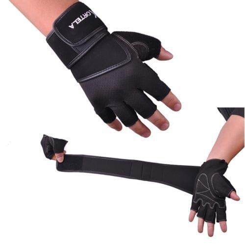 Practical Weight Lifting Gym Professional Training Workout Fitness Sports Glove Wrist Wrap Free Shipping