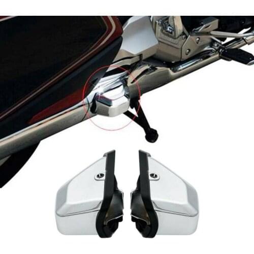 Motorcycle Rear Saddlebag Guard Covers Protector For Honda Goldwing GL1800 2018-2020 Chrome Matte Black