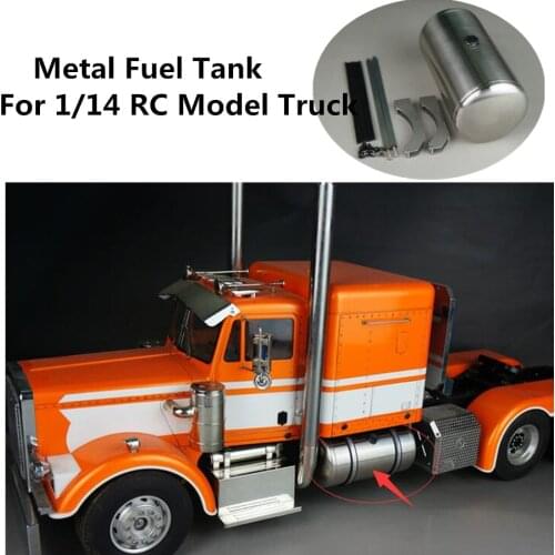 RC Truck Metal Fuel Tanks Model Assembly For 1/14 RC Tamiya KING Actros Globe Liner American Toys Truck