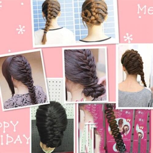 Hair Bands For Women New Fashion Hair Styling Clip Stick Bun Maker Braid Tool Hair Accessories