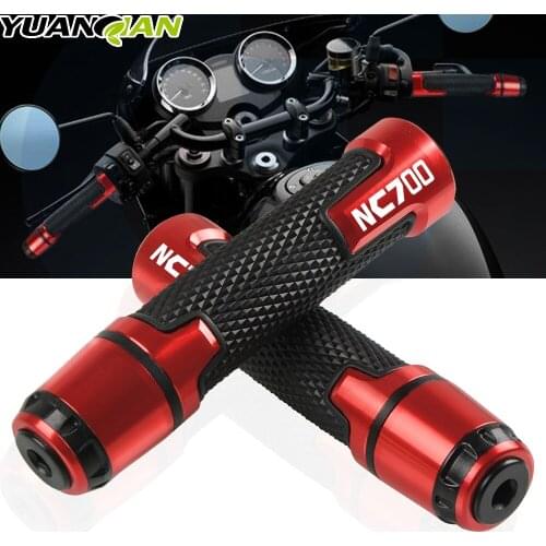 22mm Motorcycle knobs Anti-Skid scooter Handle ends Grips Bar Hand Handlebar For Honda NC700 NC700S NC700X NC750 NC750X NC750S