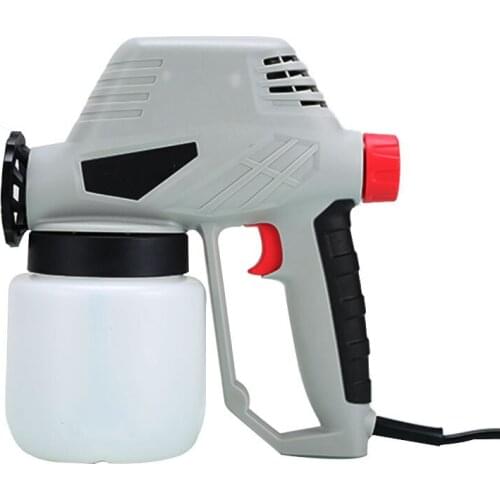 130W Removable high pressure electric spray gun cake chocolate spray adjustable latex paint spray gun nozzle 0.8mm spool 0.5mm