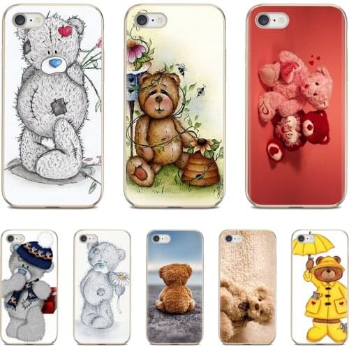 For ZTE Blade A520 A512 A452 A602 A5 2019 V6 V7 V8 V9 V10 Lite Viat Embroidery Teddy Bear Artwork Stunning Silicone Phone Case