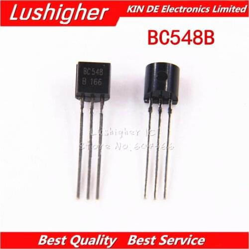 100PCS BC548B TO92 BC548 TO-92 548B Triode Transistor New