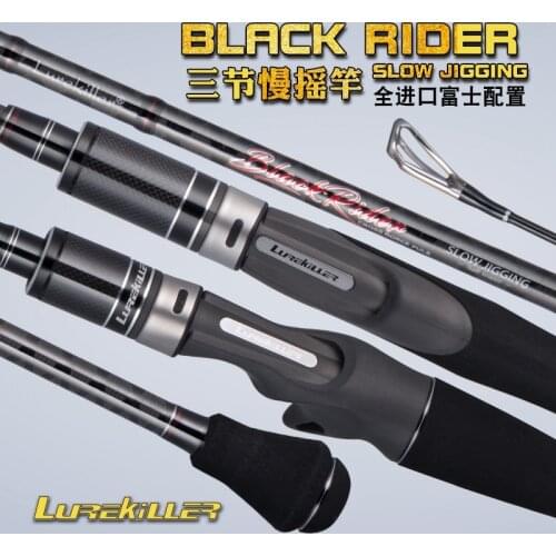 2020 New Lurekiller 3 sections Portalbe Slow Jigging Rod 1.91m Shipping/casting Hi Power X Carbon Boat Rod