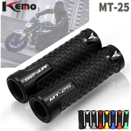 For YAMAHA MT25 MT 25 MT-25 7/8" 22mm Universal Motorcycle Accessories CNC Aluminum Handlebar Hand Grips Handle Bar End Grip