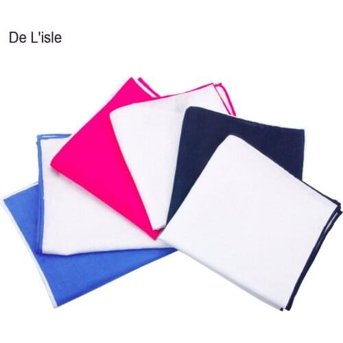 High Quality 100% Linen Pocket Handckerchief Fashion Pocket Square Hanky With Giftbox - Factory Outlet