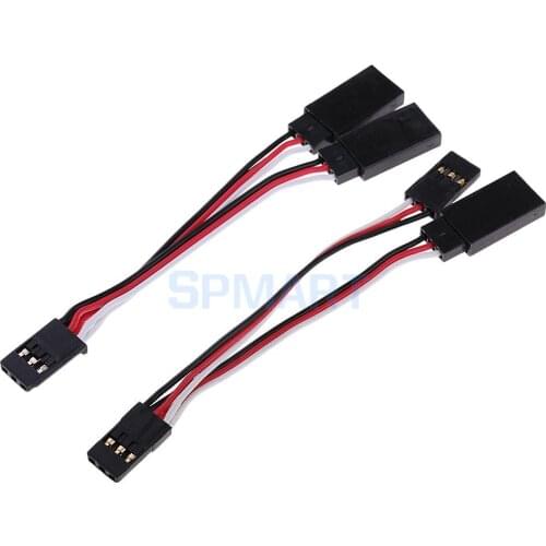 2 in 1 Y-Harness Male Female Connect Plug Wire Cable Line for RC ESC/Servo Parts