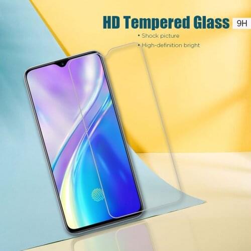 Tempered Glass For Realme XT 5i 6i 6 6S Pro 9H HD Clear Toughed Screen Protective Glass For Realme Q U1 X2 Pro