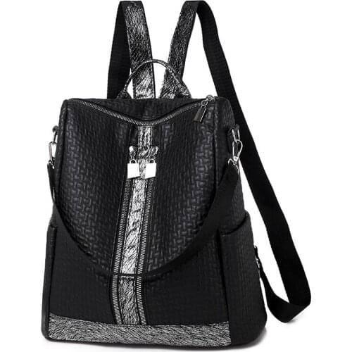 Womens School Backpack Polyester Ladies School Bags Large Capacity Backpacks for Female Bags Casual Teen Girls Laptop Backpack