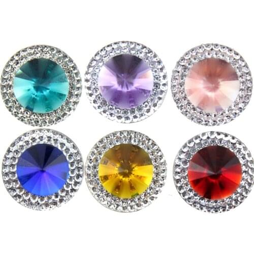 10pcs/lot Mixed Style 18mm Resin Snaps Buttons For Snaps Bracelets Handmade Jewelry Findings DIY Charms