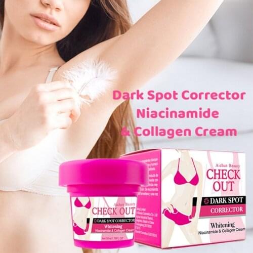 50ml Whitening Cream Bleaching Body Lightening Cream Underarm Armpit Whitening Cream Legs Knees Private Parts Body White Serum