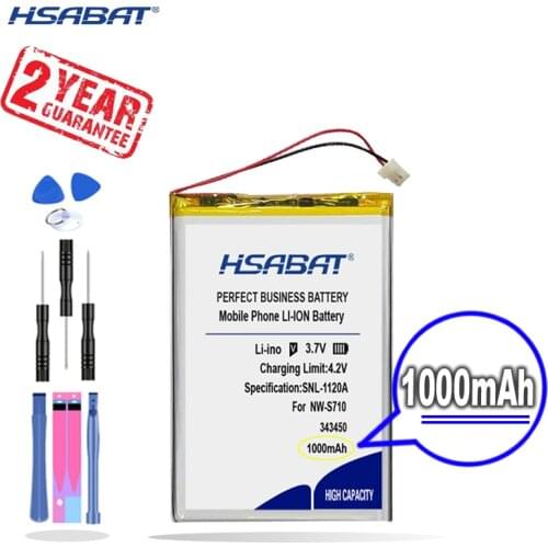 New Arrival [ HSABAT ] Battery for Sony NWZ-S600 NWZ-S600F NW-S710 NWZ-S610 NWZ-S615 NWZ-S615F NWZ-S616 NWZ-S616F NWZ-S618