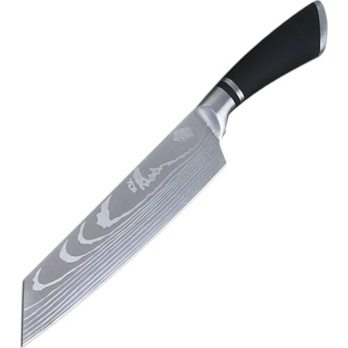 Damascus Pattern Cooking Knife Stainless Steel Sushi Knife Sashimi Knife Butcher Knife Sashimi Knife Beef Knife