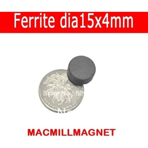 Free Shipping, Ferrite magnet, 30pcs/pack, dia15x4mm,Whole Sales Brand New Ferrite Magnet