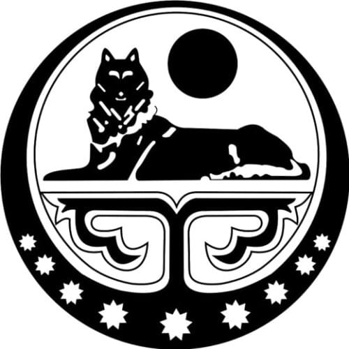 Coat of Arms The Chechen Republic Ichkeria Art Print Window Wall Auto Motorcycle Car Sticker KK 15x15cm