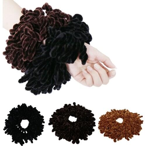 Flexible Rubber Headband Muslim Hairband Scrunchie Hair Ties Pompom Hair Accessories diademas para el pelo mujer