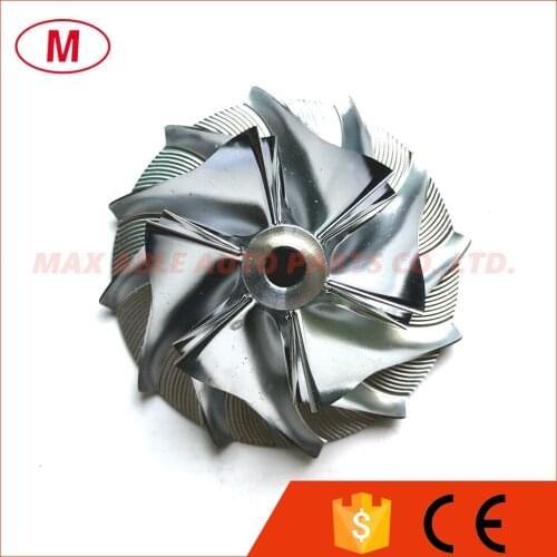 K16 5324-123-2006 40.50/60.50mm 6+6 blades Turbo Billet compressor wheel/Aluminum 2618/Milling wheel for 5316-988-6735/6736/6726