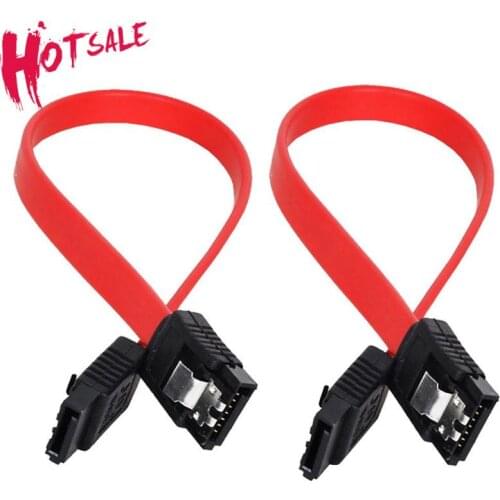 SATA Cable 2.0 To Hard Disk Drive SSD HDD Sata 2 Data Straight Hard Drive Cable For Asus MSI Gigabyte Motherboard Cable Sata