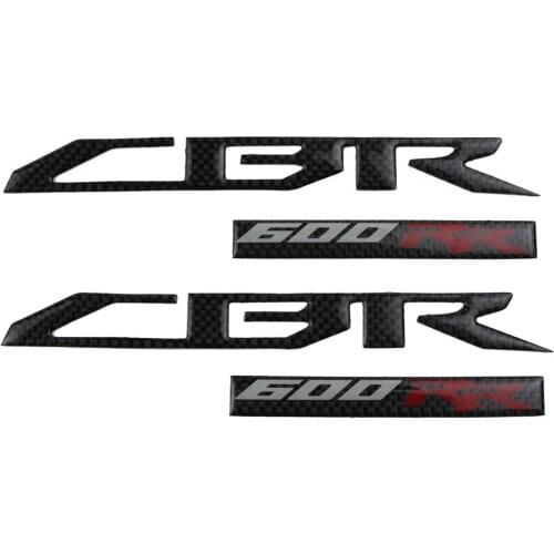 KODASKIN Motorcycle 3D Raise Carbon CBR Decals Emblem Stickers for Honda CBR600RR 08-15
