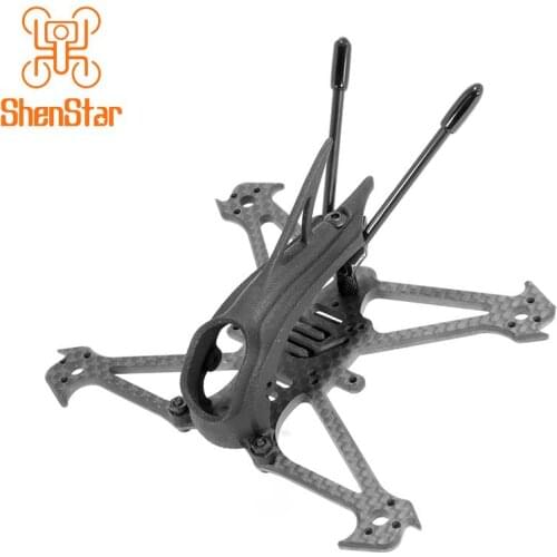 ShenStar Herbie 112 112mm Wheelbase Carbon Fiber Quadcopter Frame Kit Support 2.5 inch Propeller for FPV Toothpick Racing Drone