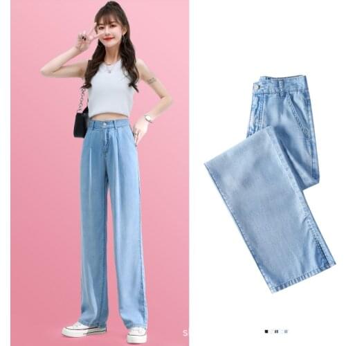 LOKEDIKE Womens Summer Jeans